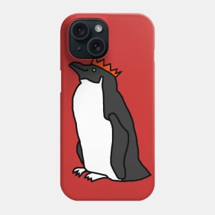 Penguin wearing a Red Party Hat Phone Case