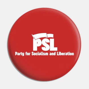 Party for Socialism and Liberation White Pin