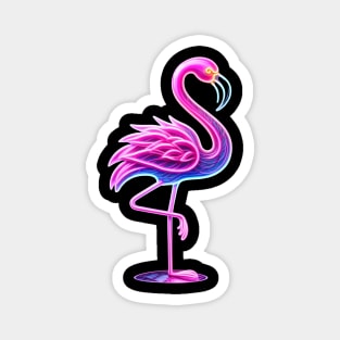 Neon Flamingo V1 Magnet