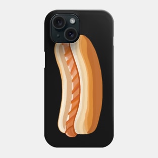 Grilled Hotdog in Bun Phone Case