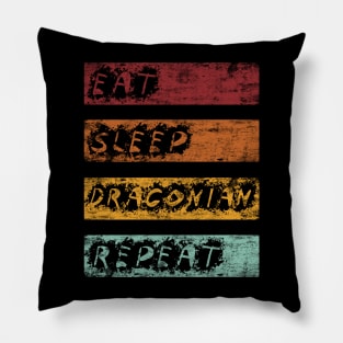 Eat Sleep Draconian Pillow