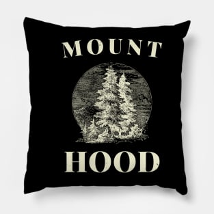 Mount Hood Vintage Pillow