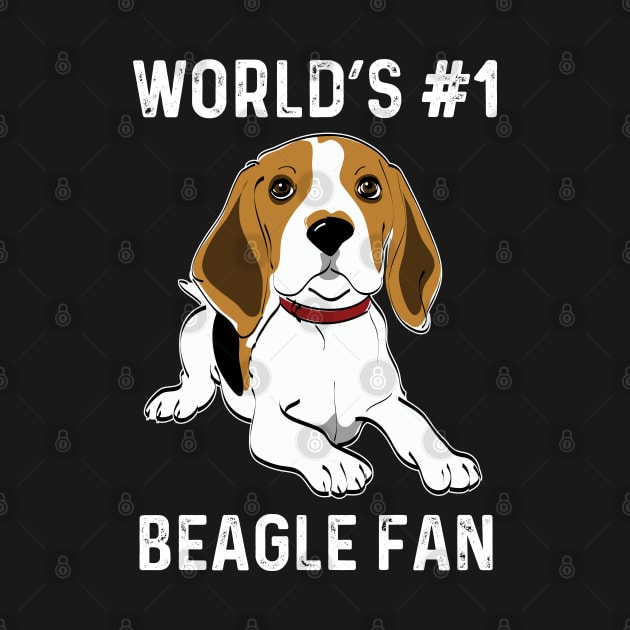 World's No 1 Beagle Fan Beagle Lover Gifts by atomguy