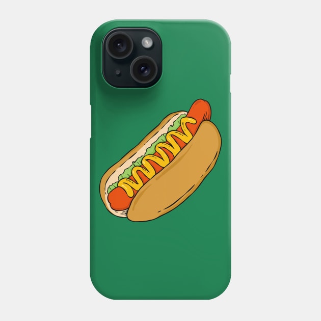 Hotdog Sandwich Phone Case by Mako Design 