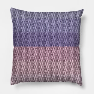 Painted Glass Lines Pastel Colors Purple Pink Pillow