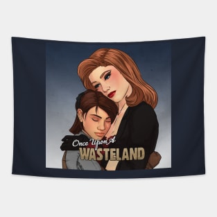 Beth & Odessa Embrace (square) Tapestry