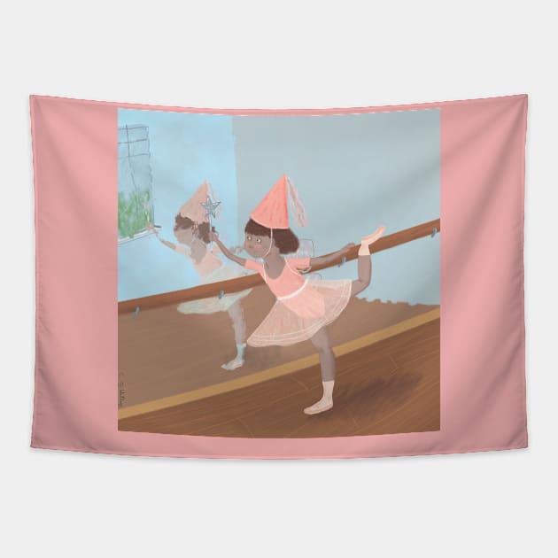 Ballet class Tapestry by Charlotsart