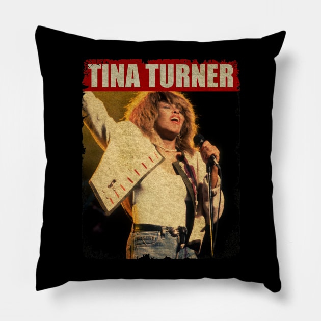 Tina Turner - NEW RETRO STYLE Pillow by FREEDOM FIGHTER PROD