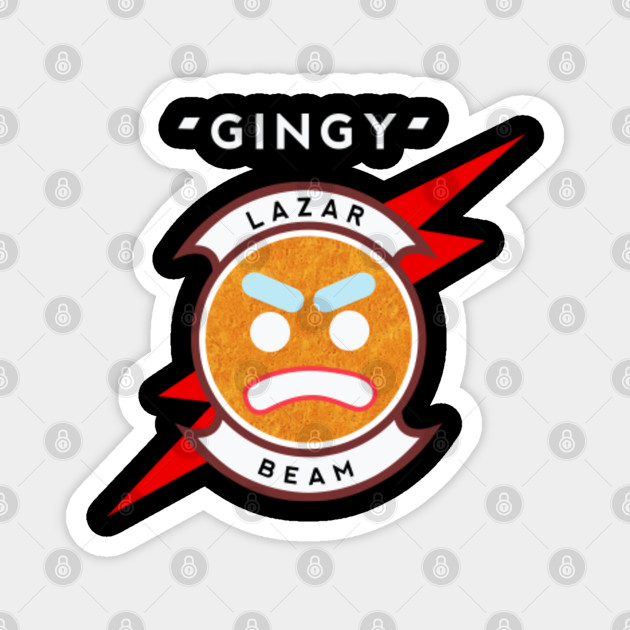 Lazarbeam Gingy Logo Lazarbeam Magnet Teepublic Au