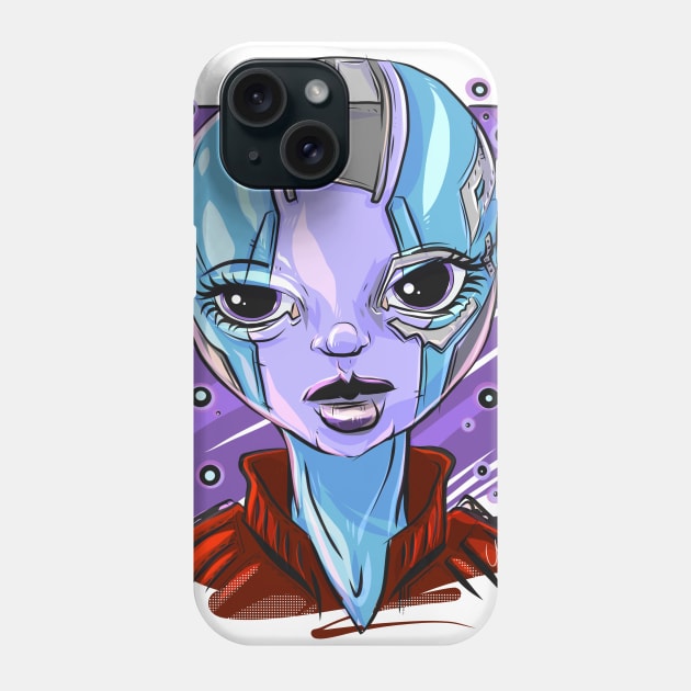 Pop Culture Caricature #11 - Nebula Phone Case by yazgar