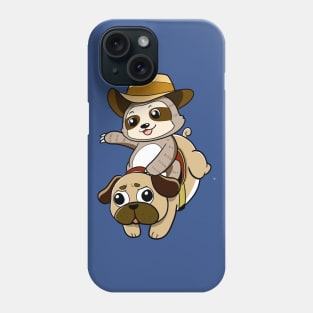 Sloth Cowboy Phone Case