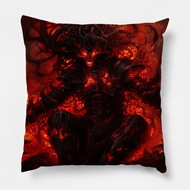 Unbegotten Deity of Fire Pillow by Geek Culture