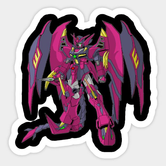Gundam Epyon Epyon Sticker Teepublic Gundam epyon is a character from mobile suit gundam wing. gundam epyon
