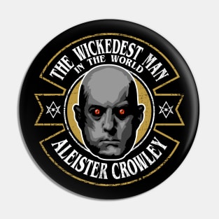 aleister crowley, The wickedest man in the world Pin