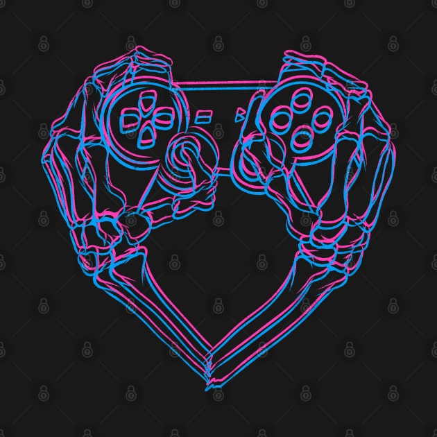 3D I heart video games by Jess Adams