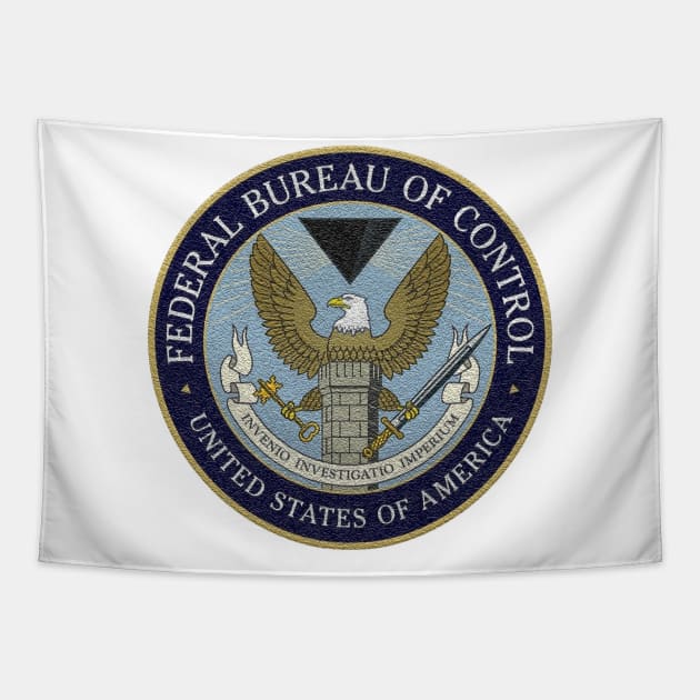 Federal Bureau of Control | Control Game Logo | Clean Logo Tapestry by OrionBlue