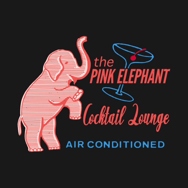 The Pink Elephant Cocktail Lounge by LittleBunnySunshine