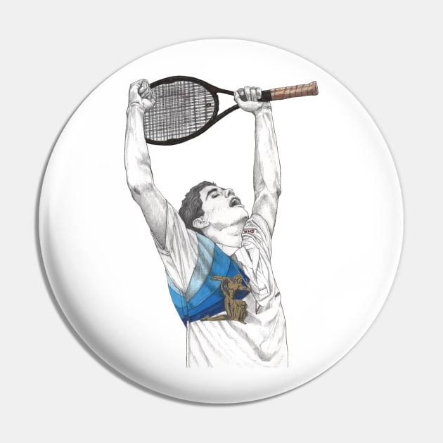 Tennis Pete Sampras Pin by paulnelsonesch