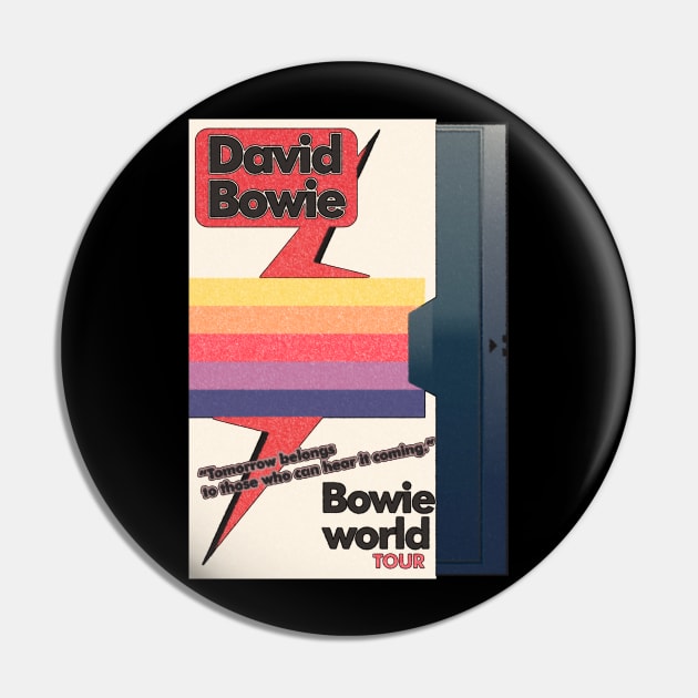 Bowie Video Recorder Pin by Hat_ers