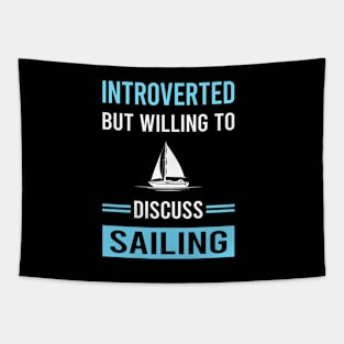 Introverted Sailing Sailor Tapestry