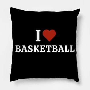 I Love Basketball Pillow