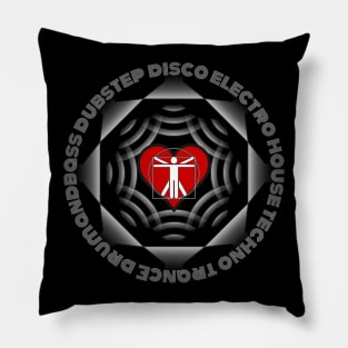 Heart of EDM Pillow