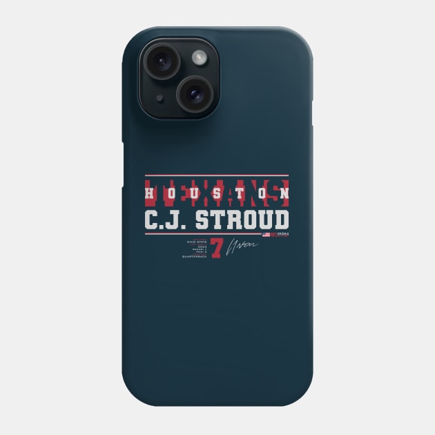 C.J. Stroud - Texans - 2024 Phone Case by Nagorniak