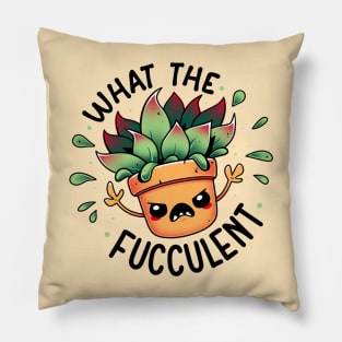 Raging Succulent - Fucculent Plant Pillow
