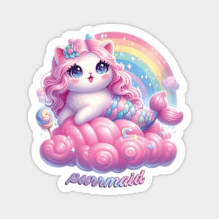 Purrmaid Kitty Mermaid Magnet