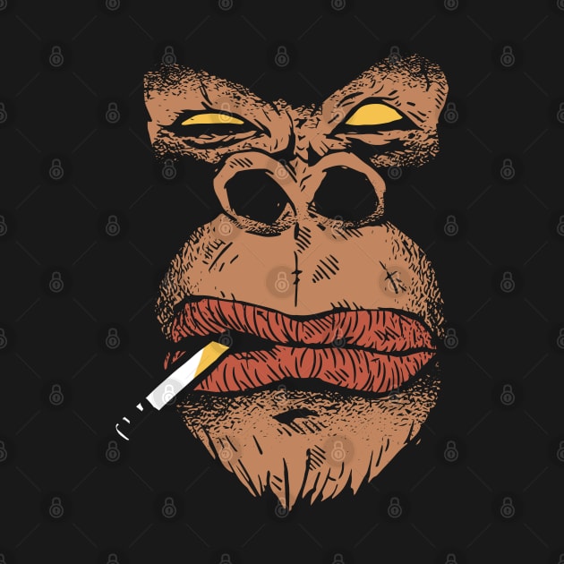 Gorilla Face by LR_Collections