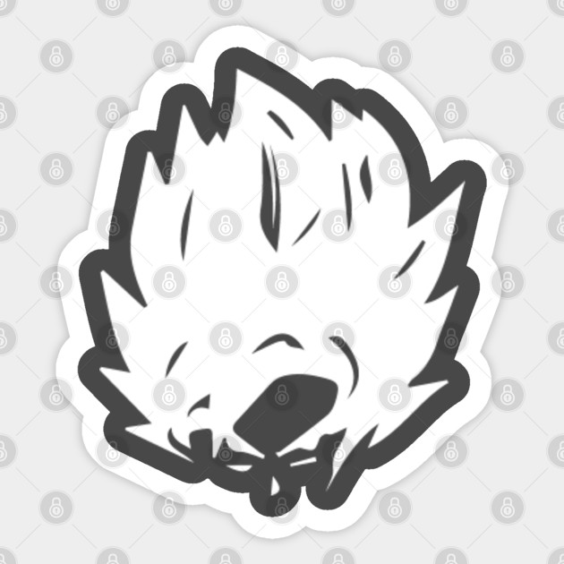 Goku Powered Up Dragon Ball Z Sticker Teepublic