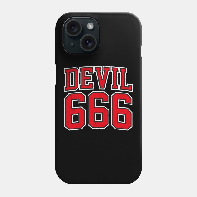 Devil 666 Phone Case by cowyark rubbark