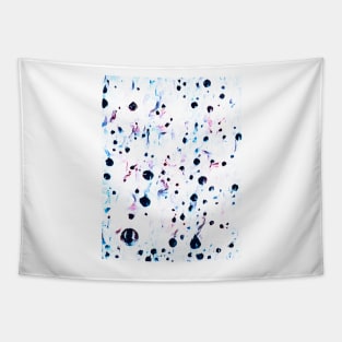 Graphite Bubbles Painting Tapestry