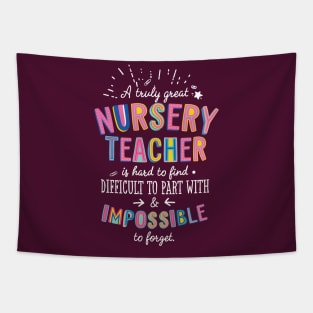 A truly Great Nursery Teacher Gift - Impossible to forget Tapestry