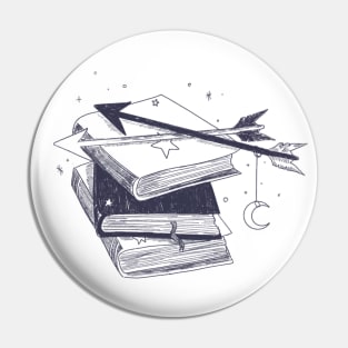 The magic books of a bookworm Pin