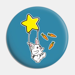 Funny Bunny on a Swing Pin