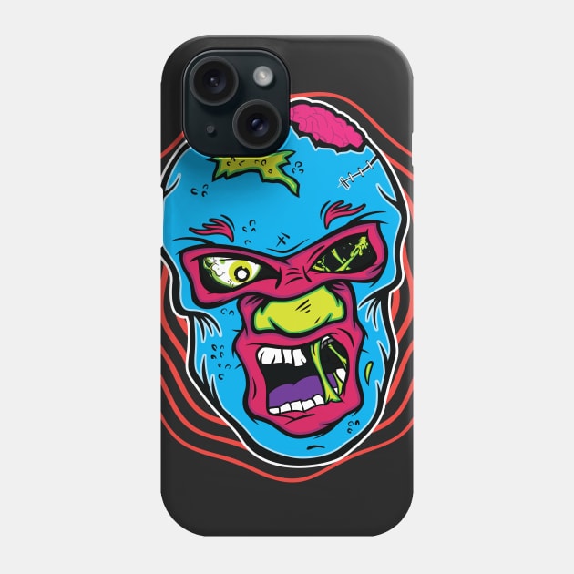 Luchador Zombie Phone Case by TerrorTalkShop