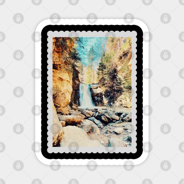 Waterfall România - Photography collection Magnet by Boopyra