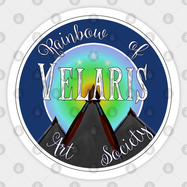 Member of the 'Rainbow of Velaris Art Society' - Acotar - Sticker ...