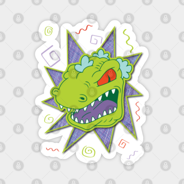 Reptar Head - Rugrats - Magnet | Teepublic