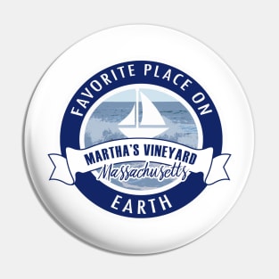 Martha's Vineyard Massachusetts Pin