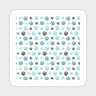 Puppy Paw Pattern Magnet