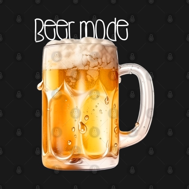 Beer Mode 3: Ice Cold Beer on a Dark Background by Puff Sumo