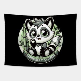 Bamboozled by Cuteness - Adorable Panda Design Tapestry