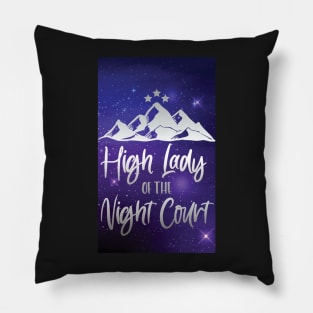 High Lady of The Night Court Pillow