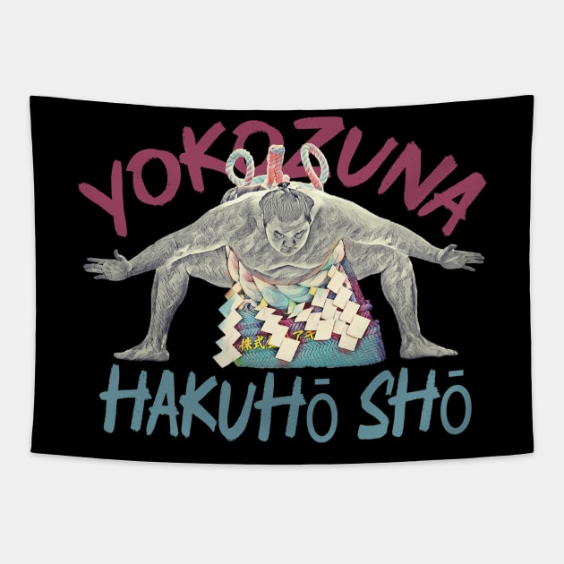 Yokozuna Hakuho Sho Tapestry by FightIsRight