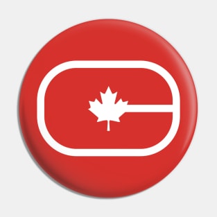 C is for Canada | Canadian Hockey Rink | Maple Leaf Pin