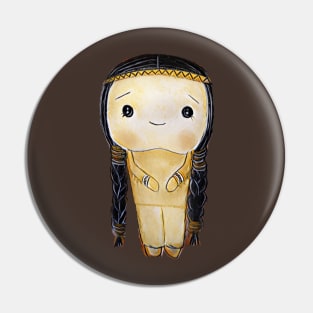 Native Baby doll Pin