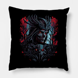 Design of skull alien Pillow