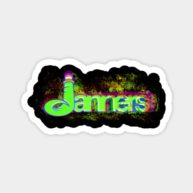 Janners Glitch Magnet by RDandI